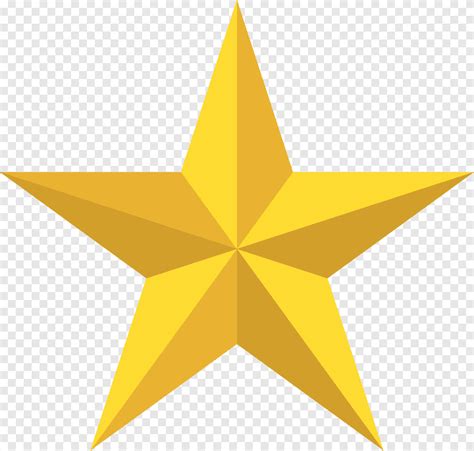 Yellow Five Pointed Star Yellow Star Png Pngegg