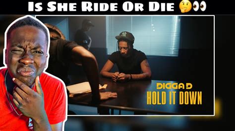 American Reaction To Digga D Hold It Down Official Video Youtube