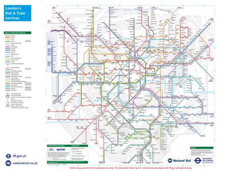 Interactive tourist map for london. London transport map - Transport London map (England)