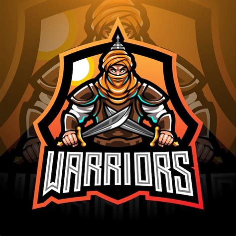 Premium Vector Warriors Esport Mascot Logo Design