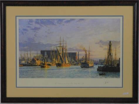 Sold Price John Stobart B 1929 Ma Fl Framed And Glazed April 6