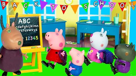 Peppa Pig Back To School Peppas School Project Peppa Pig English