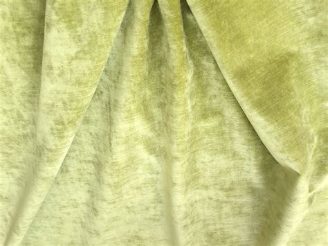 Chartreuse Velvet Upholstery Fabric by the yard / Green Velvet Home ...