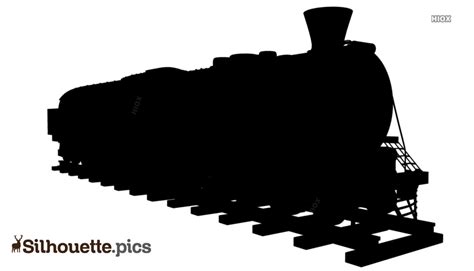Old Train Silhouette Images