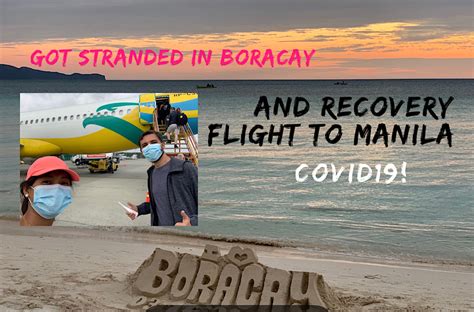 Being Stranded In Boracay And The Recovery Flight To Manila During COVID CINDY MARIE