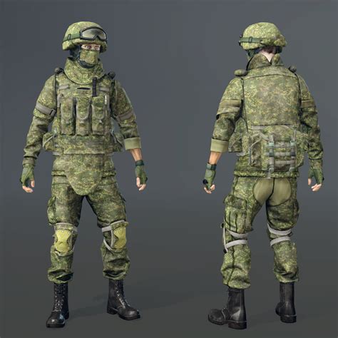Soldier In Equipment Ratnik 3d Model In Man 3dexport