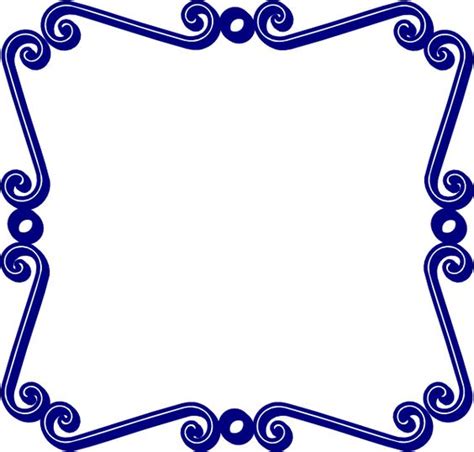 Blue Borders And Frames Clipart Best