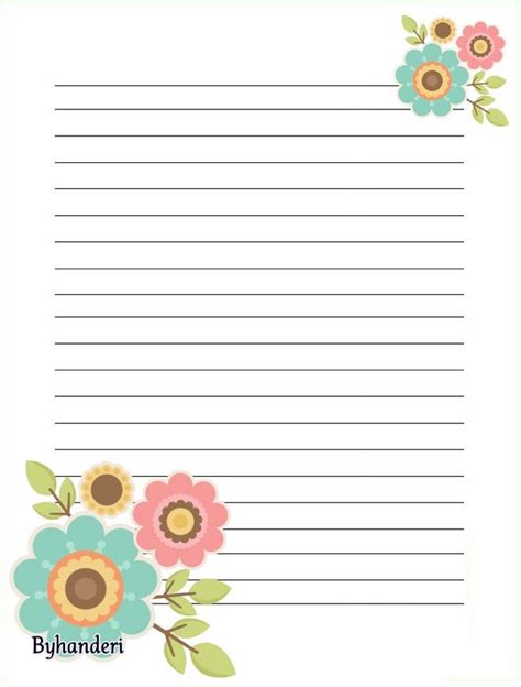 Byhanderi Lined Writing Paper Letter Writing Paper Letter Paper