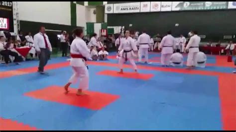 campeonato brasileiro de karate jka 2017 kumite feminino youtube