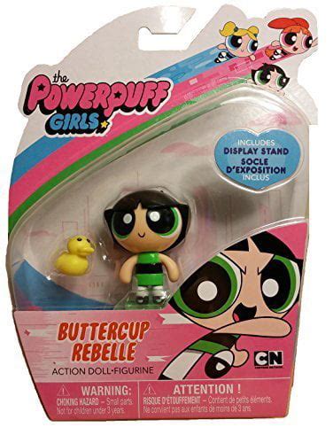 New 2016 Powerpuff Girls Buttercup Rebelle Action Doll Figurine By