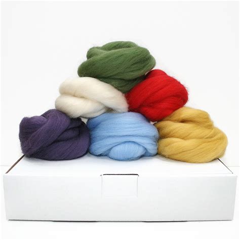 Needle Felting Wool Bundle Shetland Brights Lincolnshire Fenn Crafts
