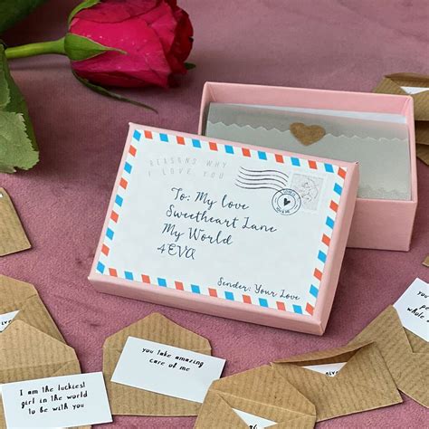 12 Reasons Why I Love You Mini Love Letters By Hendog Designs