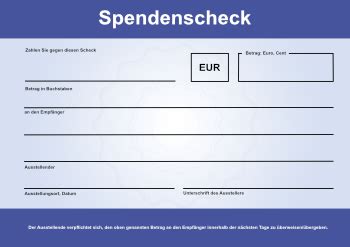 Scheckformular muster / scheck vektor kostenlos 4 115 gratis downloads : XXL Spendenscheck, Wertpapier (Hellblau) | Pdf-Vorlage zum ...