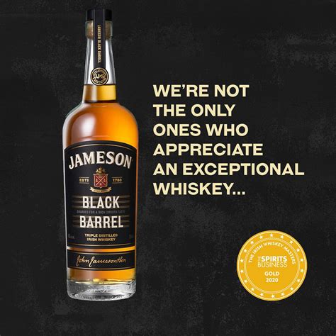 Jameson Black Barrel Triple Distilled Blended Irish Whiskey 70cl Zoom