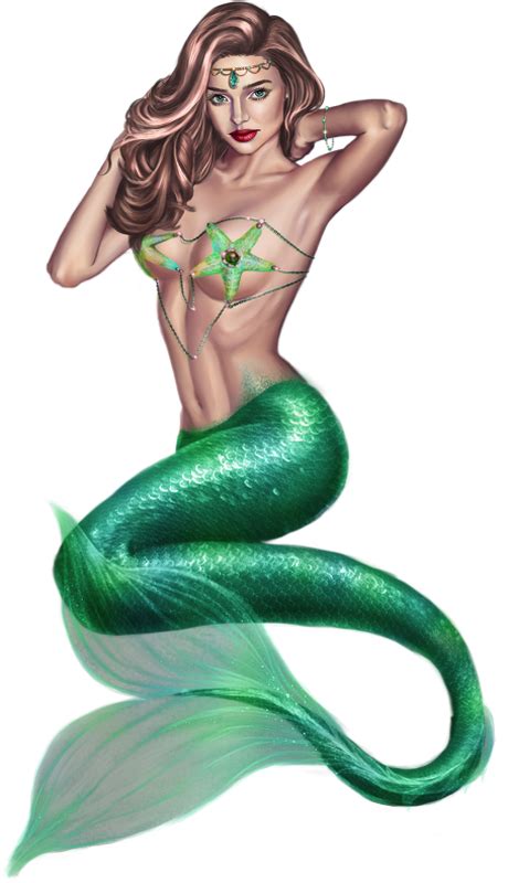 Tube sirène png mer Mermaid clipart Mar sirena png