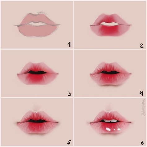 Tutorial anime tutorial how to draw lips. ปักพินในบอร์ด Women Anatomy Art Reference / Tutorials