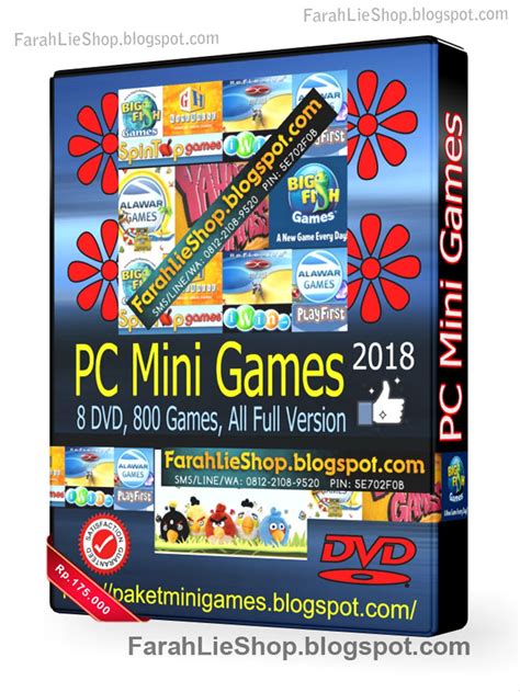 Jual Pc Mini Games Collection Minigames 8dvd Di Lapak Noldy Wardhani