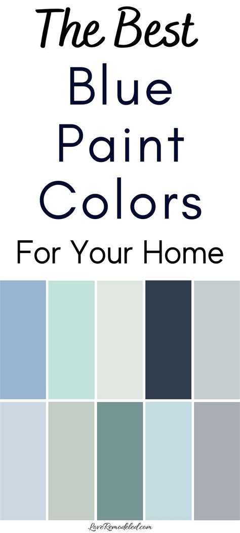 The 10 Best Blue Paint Colors From Sherwin Williams Best Blue Paint