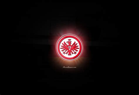 The club was founded in 1899. Eintracht Frankfurt Logo Sport Wallpaper Black #8516 ...