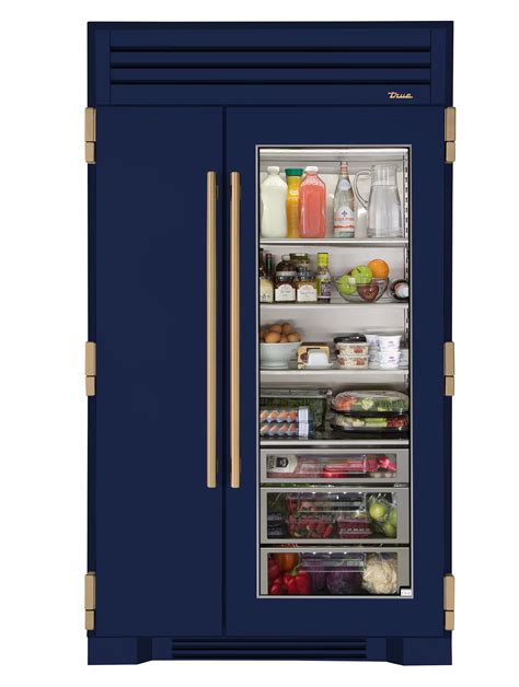 True residential debuts glass door fridge