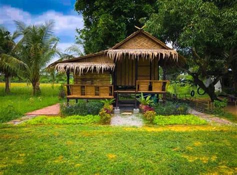 A Hut Or Bahay Kubo In The Philippines Bamboo House House Design