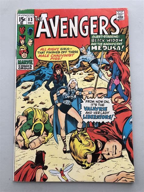 1970 The Avengers First Series Issue 83 Marvel Comic Book