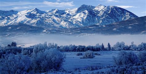 Winter In The Wasatch Mountains Of Northern Utah Photograph By Douglas