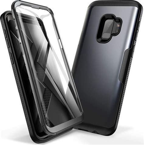Samsung Galaxy S9 Case Durable Drop Protection Cover Screen Protector