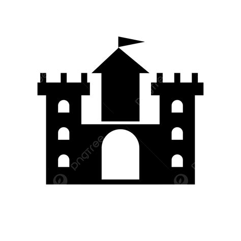 Fort Silhouette Png Free New Fort Design Icon Or Logo Castle Icon