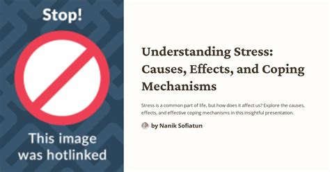 Understanding Stress: Causes, Effects, and Coping Mechanisms