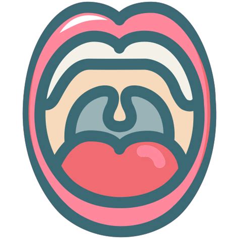Clean Teeth Oral Hygiene Uvula Dentist Tongue Dental Oral Icon