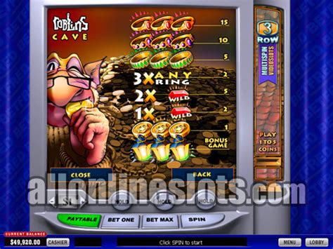 Some are aggressive no matter what level players are. Multi-Spin Slots : Goblins Cave Review