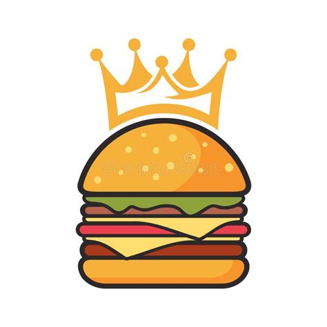 Vector De Icono Del Logotipo De Burger King Ilustración del Vector