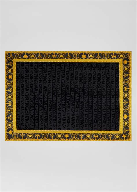 Versace I ♡ Baroque Jacquard Towel Home Collection Us Online Store
