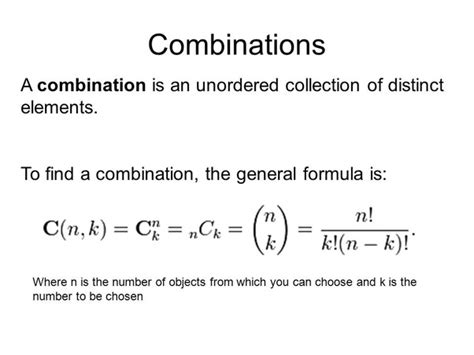 How To Calculate Possible Combinations