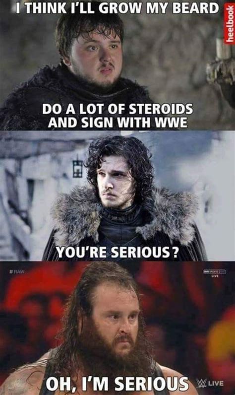 Wwe And Game Of Thrones Meme With Jon Snow Rasongofmemesandrage