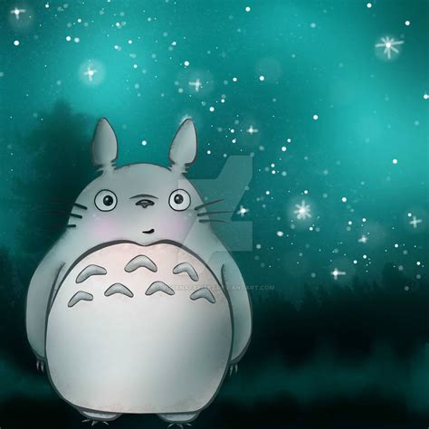 Totoro By Vivianafreitez On Deviantart