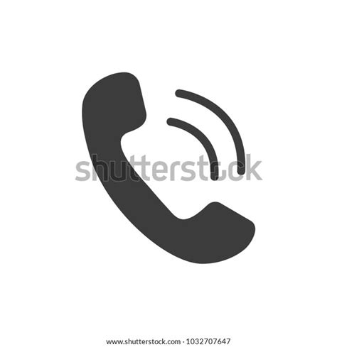 Phone Call Icon Stock Vector Royalty Free 1032707647 Shutterstock