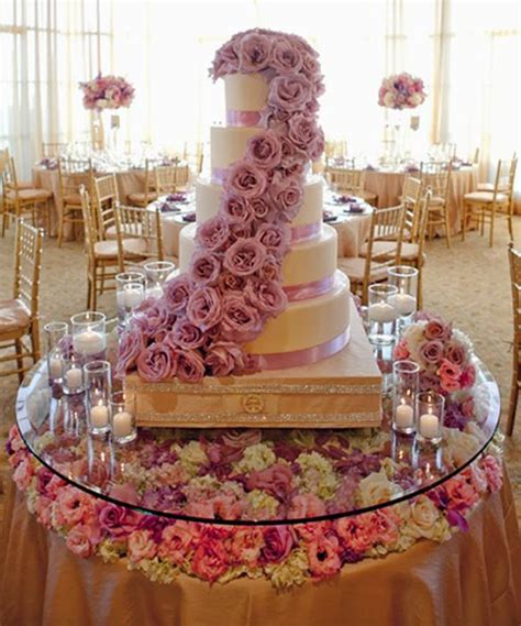 Jamaican Wedding Reception Ideas Stylish Lavender Cake