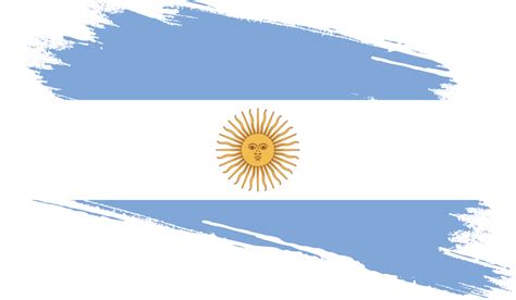 Bandera Argentina Con Textura Grunge 12024963 Png