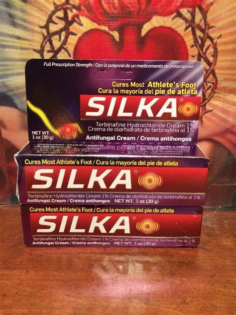 Silka Athletes Foot Antifungal Cream 1 Oz Pack Of 2 Silka Antifungal Cream Antifungal Cream