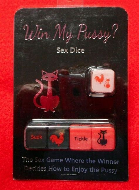 new win my pussy sex dice game from kheper games ebay