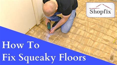 How To Repair Squeaky Floors Youtube