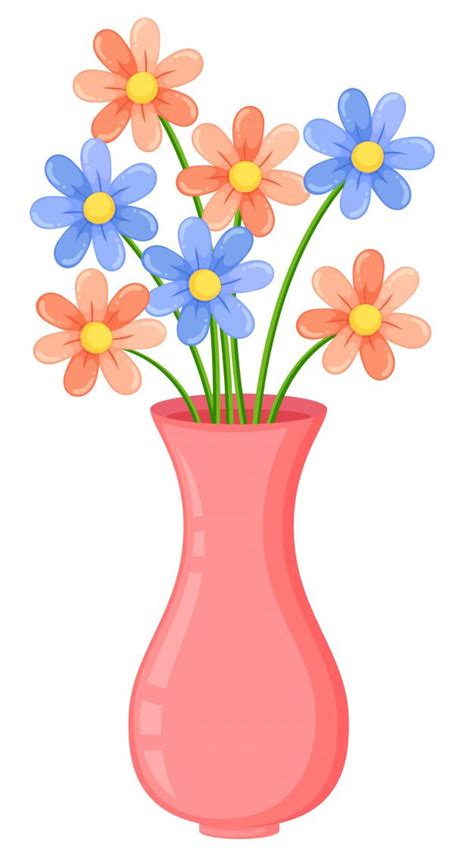 Beautiful Pink Vase With Flowers