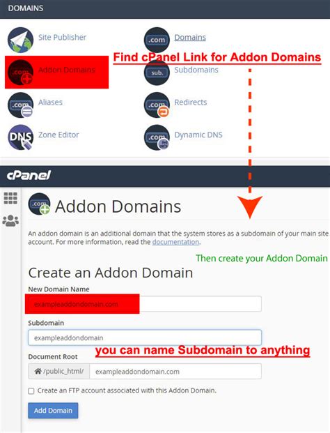 How To Create Addon Domains In Cpanel