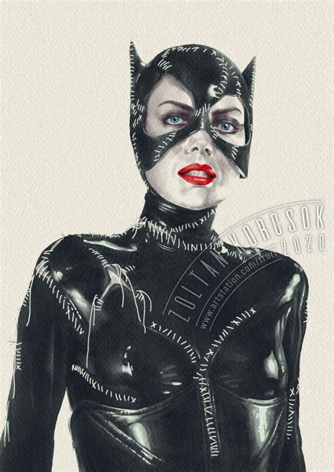 Catwoman Portrait On Behance