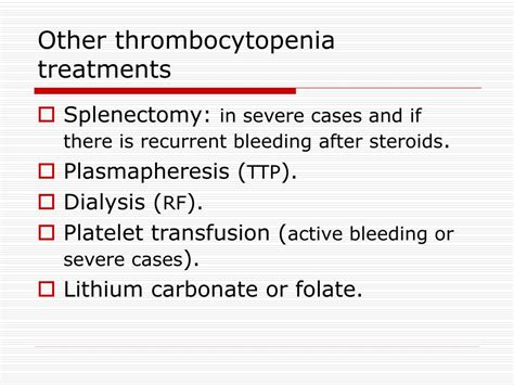 Ppt Thrombocytopenia Powerpoint Presentation Free Download Id166987