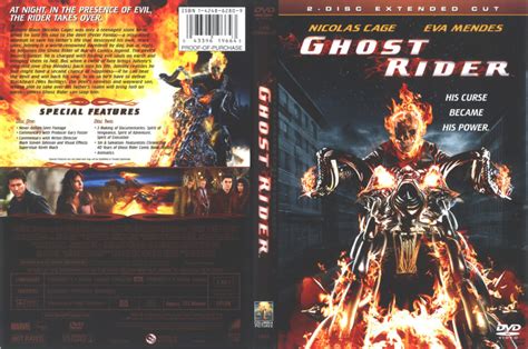 Ghost Rider Dvd Cover And Label 2007 R1