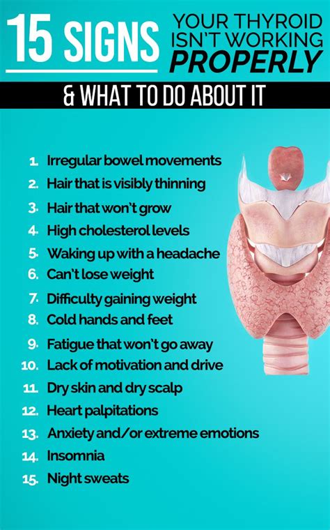 15 Signs Your Thyroid Isnt Working Properly And What To Do About It