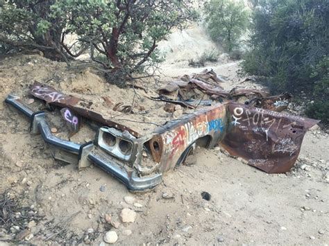 Old Car Found At The Morrison Caves Malibu Ca Photorator
